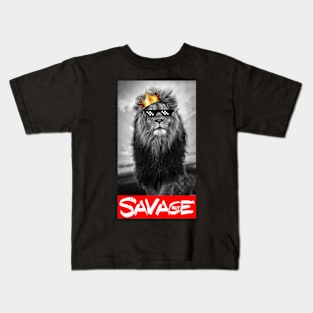 Savage Lion Kids T-Shirt